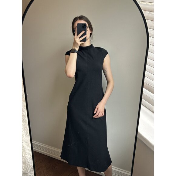 Black Turtleneck Midi Dress - Picture 7 of 8